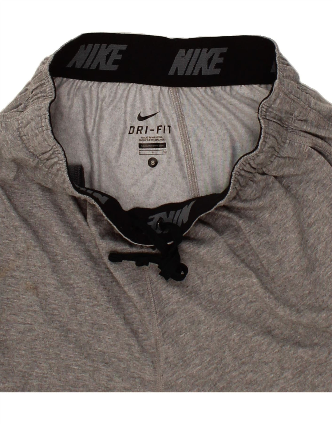 NIKE Mens Dri Fit Sport Shorts Small  Grey Cotton Vintage Nike and Second-Hand Nike from Messina Hembry 