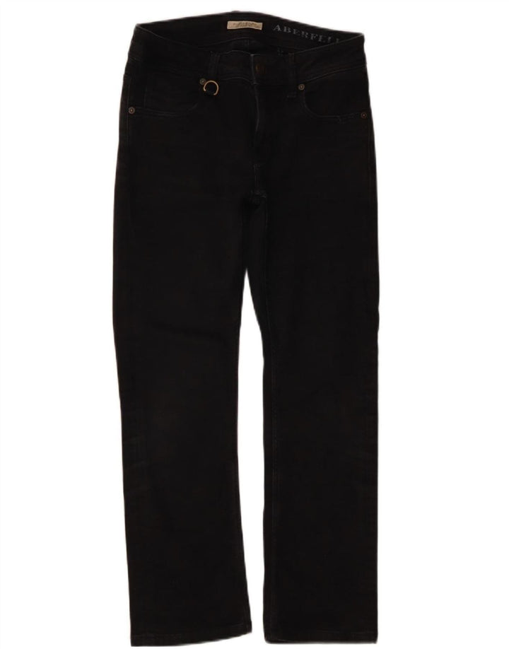 Γυναικείο τζιν ίσιο Burberry W26 L25 μαύρο βαμβακερό