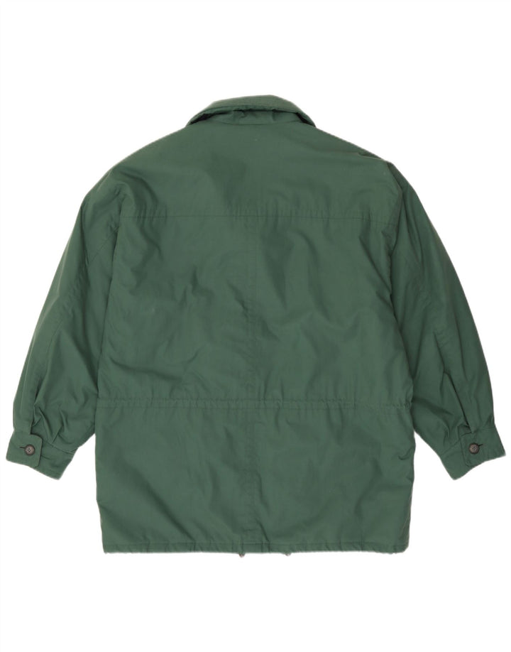 Angelo Litrico Ανδρικό παλτό Loose Fit Padded IT 58 Βαμβακερό μεσαίο πράσινο
