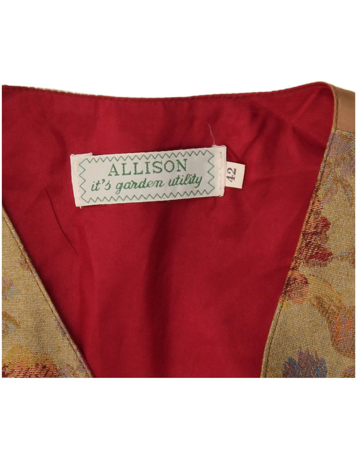 Allison Γυναικείο Γιλέκο IT 42 Μεσαίο Πράσινο Floral