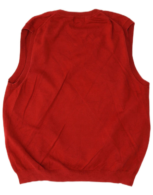 Eddie Bauer Ανδρικό γιλέκο Tank Top Μεσαίο μπορντό βαμβακερό