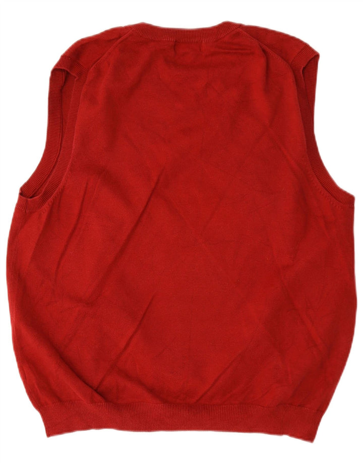 Eddie Bauer Ανδρικό γιλέκο Tank Top Μεσαίο μπορντό βαμβακερό