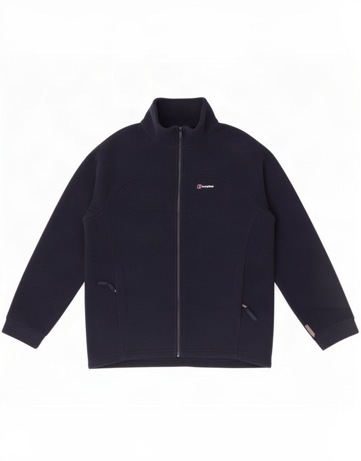 Berghaus Γυναικείο Fleece Jacket UK 14 Large Navy Blue Polyester