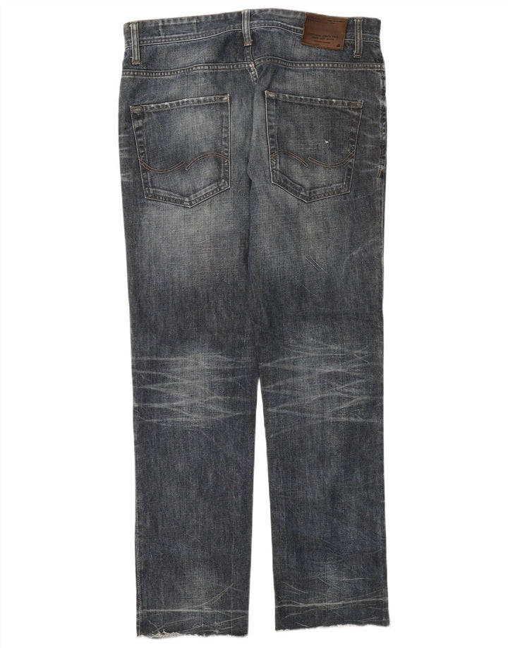Jack & Jones Ανδρικό τζιν ίσιο W34 L31 Navy Blue