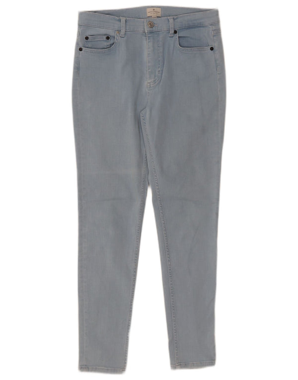 ΓΑΛΛΙΚΗ ΣΥΝΔΕΣΗ Γυναικεία Slim Jeans UK 12 Medium W30 L28 Blue Cotton