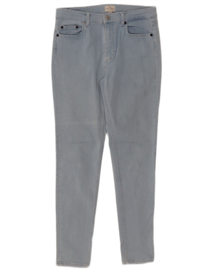 ΓΑΛΛΙΚΗ ΣΥΝΔΕΣΗ Γυναικεία Slim Jeans UK 12 Medium W30 L28 Blue Cotton