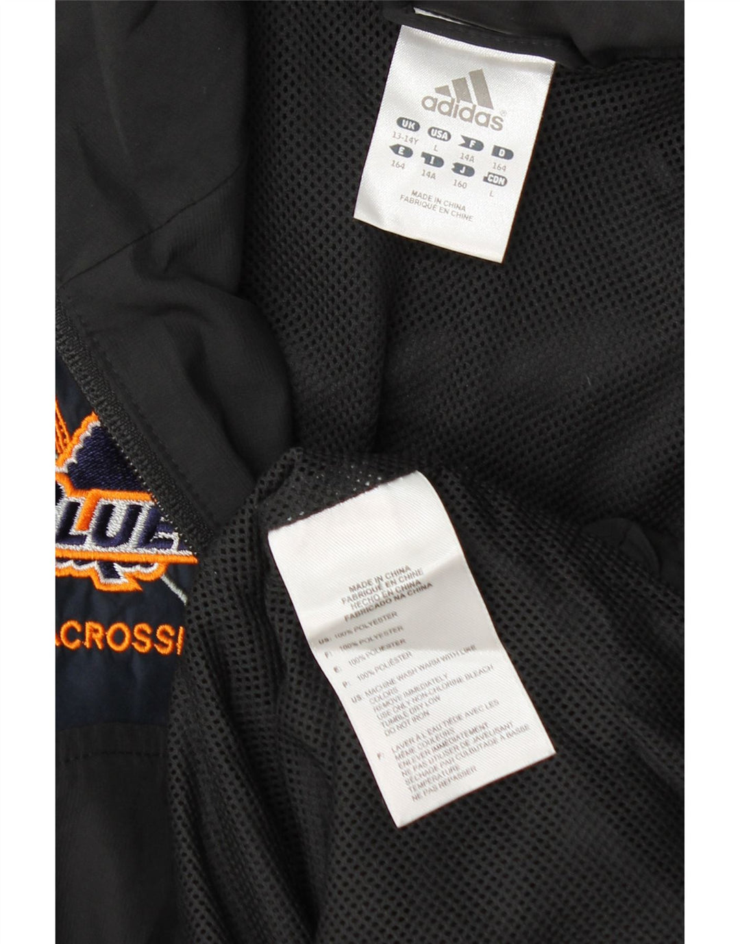 Adidas Boys Graphic αθλητική φόρμα Top Jacket 13-14 ετών Μαύρο Πολυεστέρας