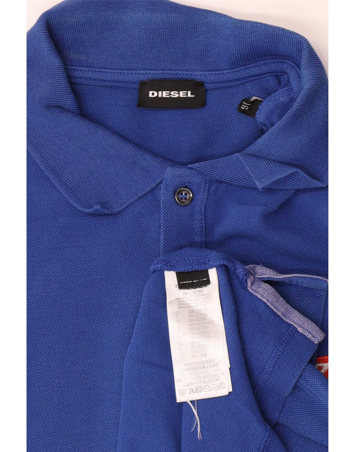 Diesel Boys Polo πουκάμισο 15-16 ετών Μπλε βαμβακερό