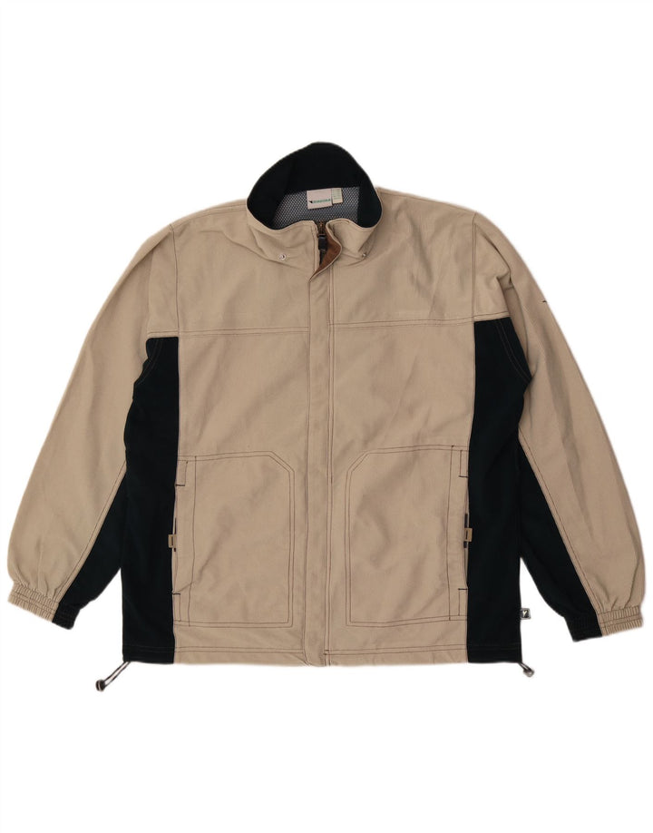 Ανδρική φόρμα Diadora Top Jacket UK 42 Large Beige Colourblock Polyester