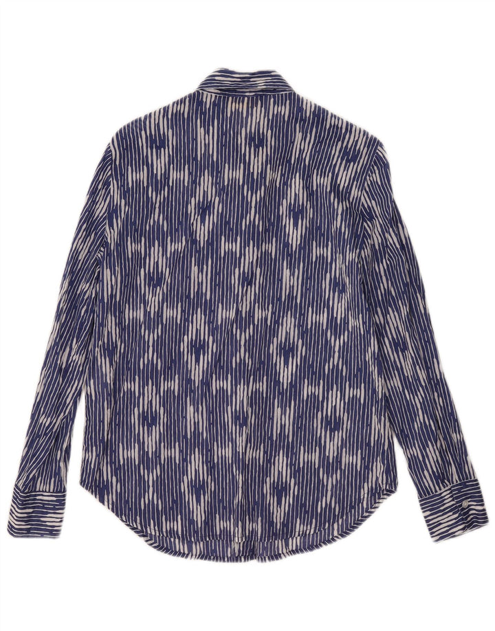 Γυναικείο πουκάμισο Piombo UK 10 Small Blue Ikat Βαμβακερό
