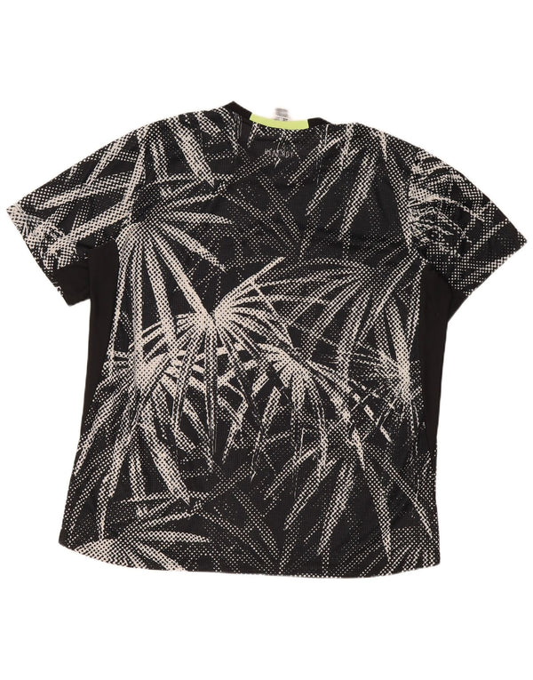 Ανδρικό T-Shirt Adidas Top 2XL Μαύρο Floral Πολυεστέρας