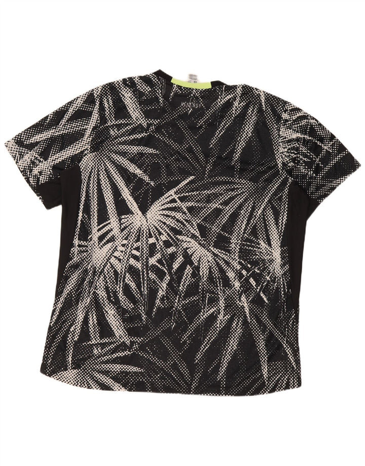 Ανδρικό T-Shirt Adidas Top 2XL Μαύρο Floral Πολυεστέρας