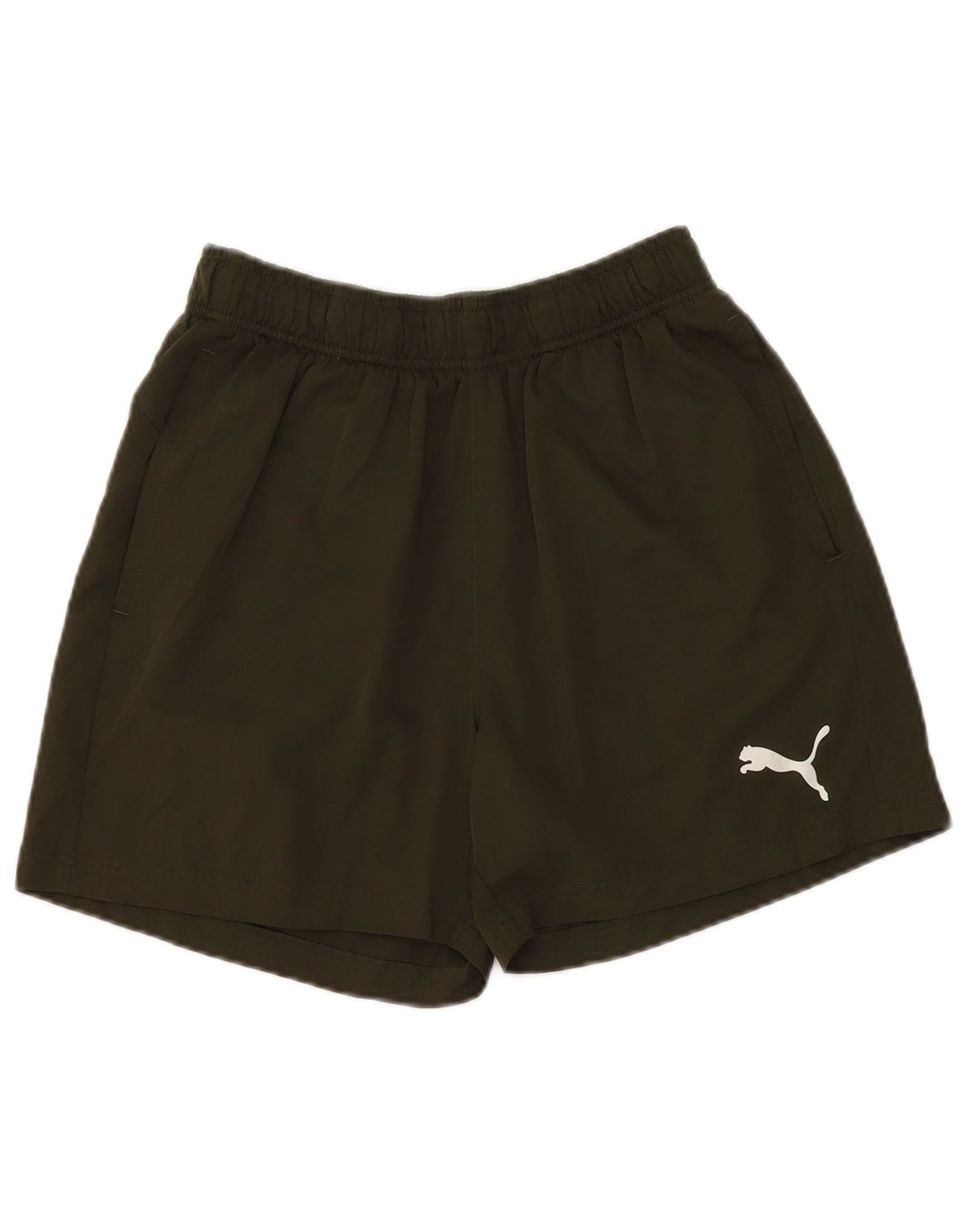Γυναικείο αθλητικό σορτς Puma UK 12 Μεσαίου πράσινου πολυεστέρα