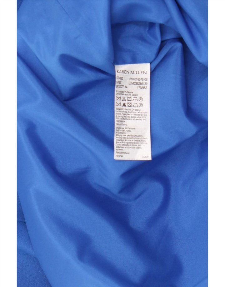 Γυναικείο φόρεμα με θήκη Karen Millen UK 14 Medium Blue Viscose