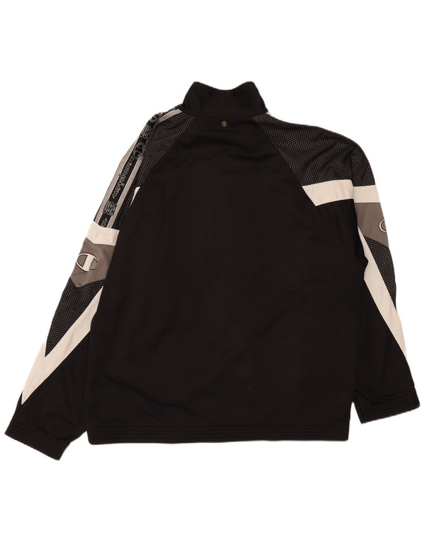 Ανδρική φόρμα Champion Graphic Top Jacket XL Black Colourblock