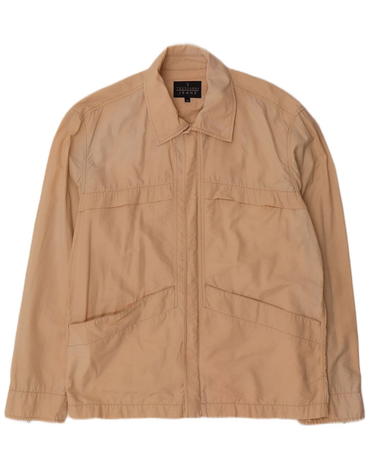TRUSSARDI JEANS Ανδρικό Utility Μπουφάν IT 54 2XL Μπεζ βαμβακερό