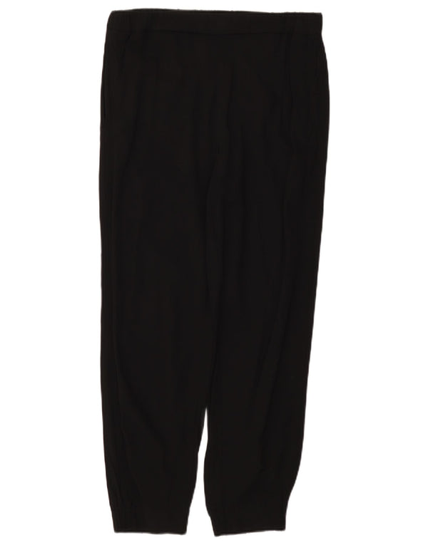Cos Womens Joggers Cropped Παντελόνι EU 38 Medium W30 L26 Black Viscose