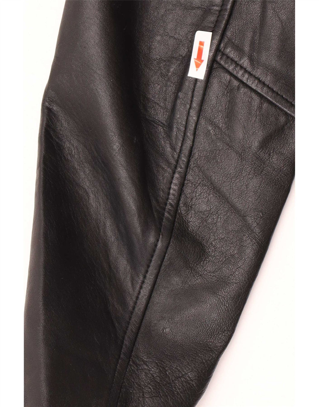 Heeli Γυναικείο δερμάτινο μπουφάν 5 κουμπιών UK 16 Large Black