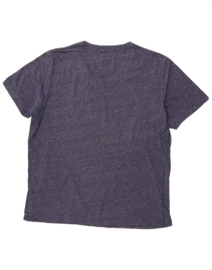 Ανδρικό T-Shirt DIESEL Top Small Navy Blue Flecked
