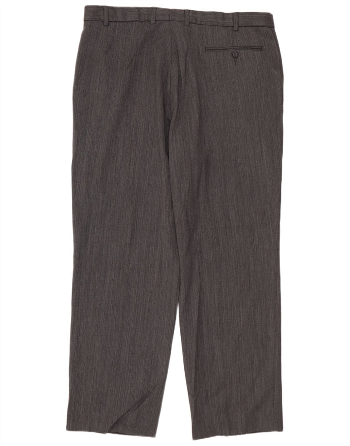 MARKS & SPENCER Ανδρικό ίσιο παντελόνι Chino W36 L29 Γκρι πολυεστέρας