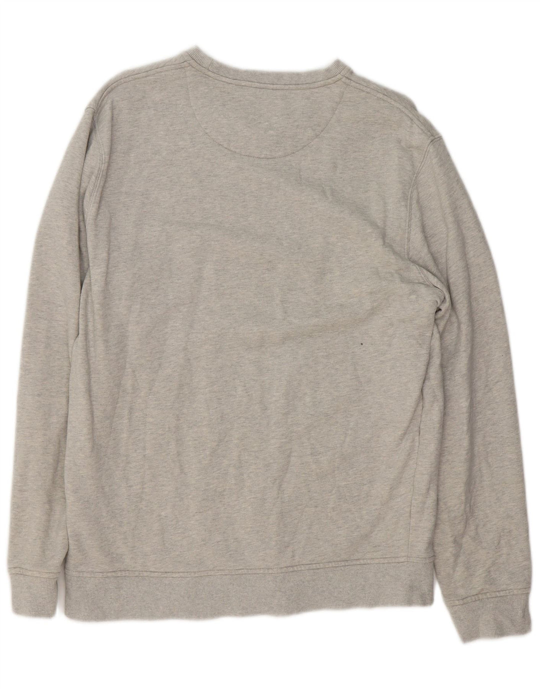 LYLE & SCOTT Mens Sweatshirt Jumper Large Grey Cotton