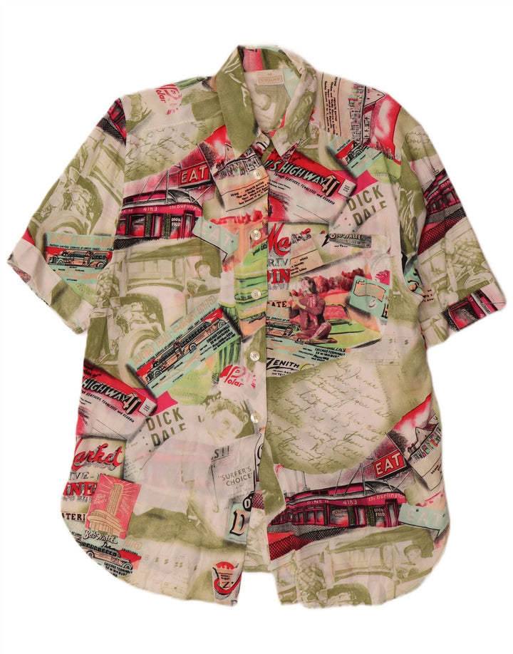 VERSE Γυναικείο πουκάμισο γραφικό Μπλούζα EU 40 Μεσαίο πολύχρωμο συνονθύλευμα