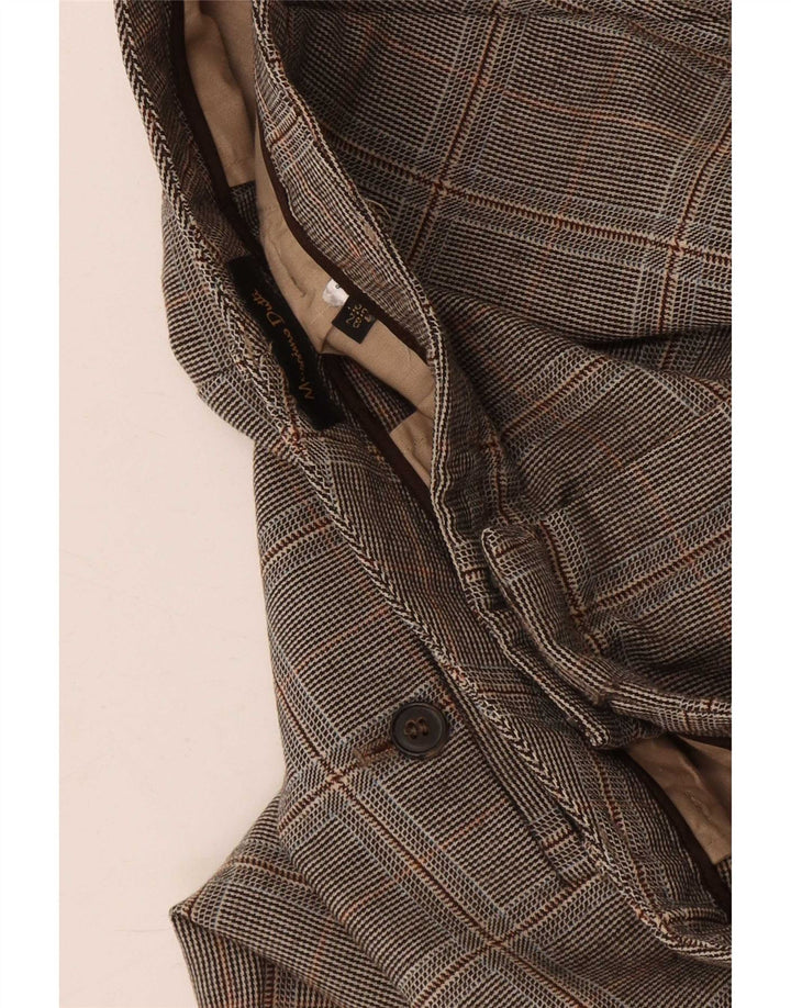 Massimo Dutti Γυναικείο παντελόνι Chino EU 38 Small W28 L30 Grey Houndstooth