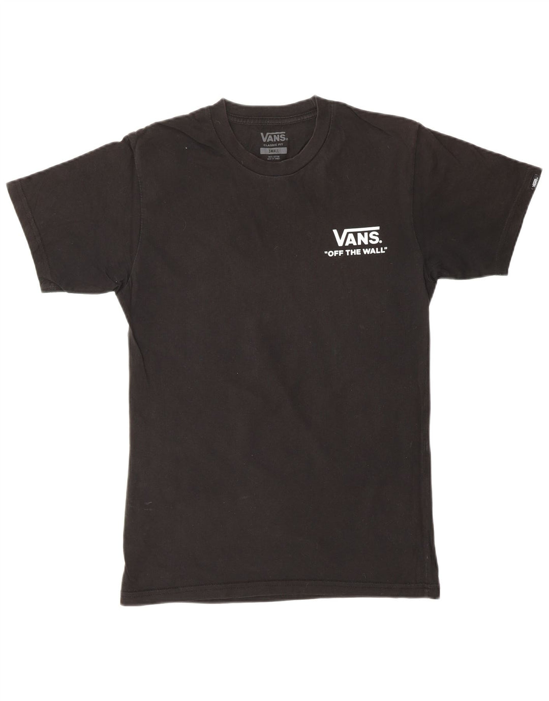 Γραφικό T-Shirt Ανδρικό VANS Classic Fit Top Μικρό μαύρο βαμβακερό