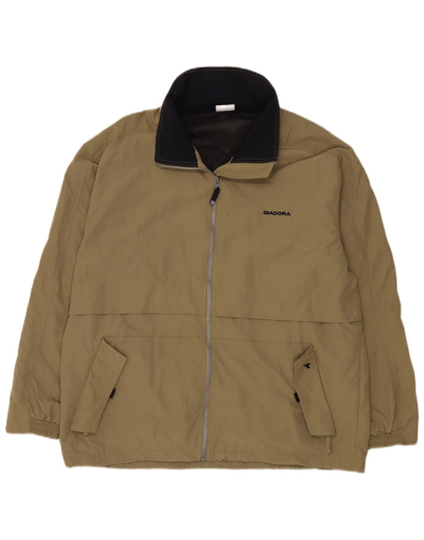Ανδρική φόρμα με κουκούλα Diadora Top Jacket XL Khaki Polyamide
