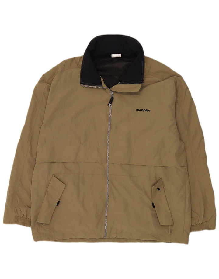 Ανδρική φόρμα με κουκούλα Diadora Top Jacket XL Khaki Polyamide
