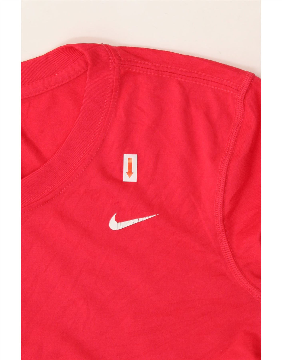 NIKE Womens Dri Fit Top Long Sleeve UK 14 Medium Pink Polyester Vintage Nike and Second-Hand Nike from Messina Hembry 