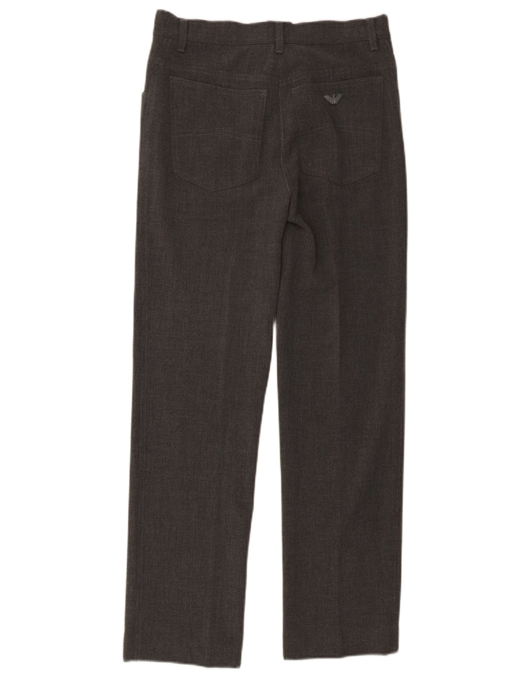 Armani Γυναικείο ίσιο casual παντελόνι W30 L28 Γκρι Πολυεστέρας