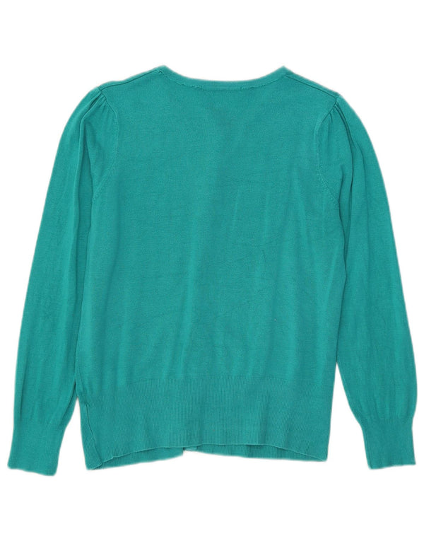 Marks & Spencer Γυναικεία ζακέτα πουλόβερ UK 10 Small Blue Viscose