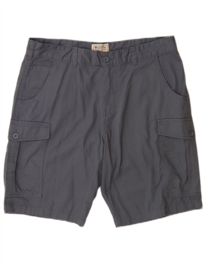 Ανδρικό σορτς Cargo Mountain Warehouse W34 Large Navy Blue Cotton