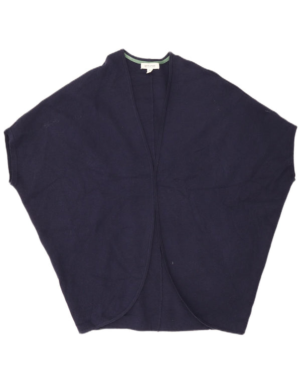 White Stuff Γυναικεία κοντό μανίκια Poncho Cardigan Top UK 8 Small Navy Blue