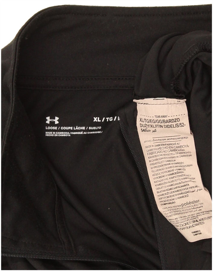Under Armour Ανδρική λαιμόκοψη με φερμουάρ Loose Fit Top Μακρυμάνικο XL Μαύρο Πολυεστέρας