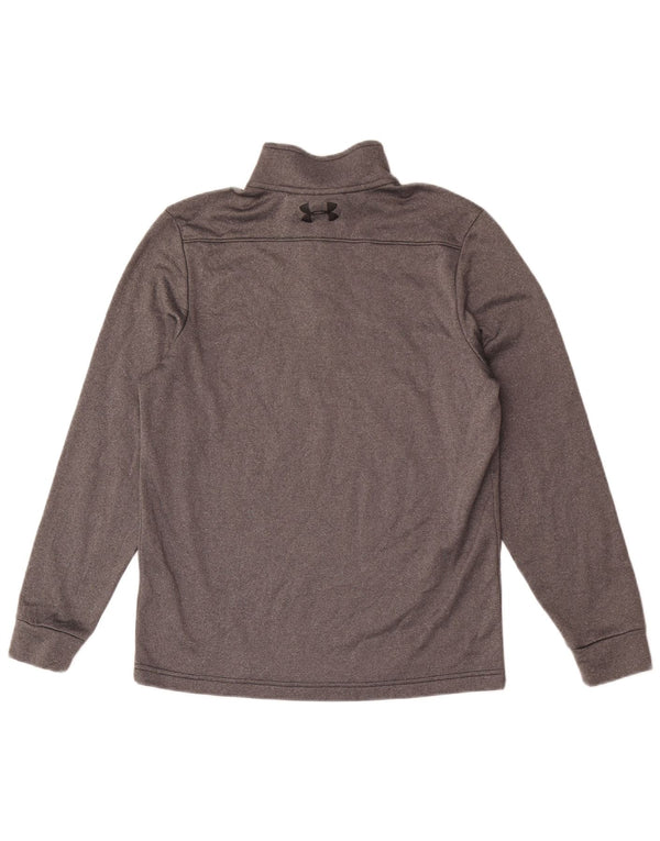 Ανδρική φόρμα Under Armour Cold Gear με φερμουάρ πουλόβερ στο επάνω μέρος Small Grey