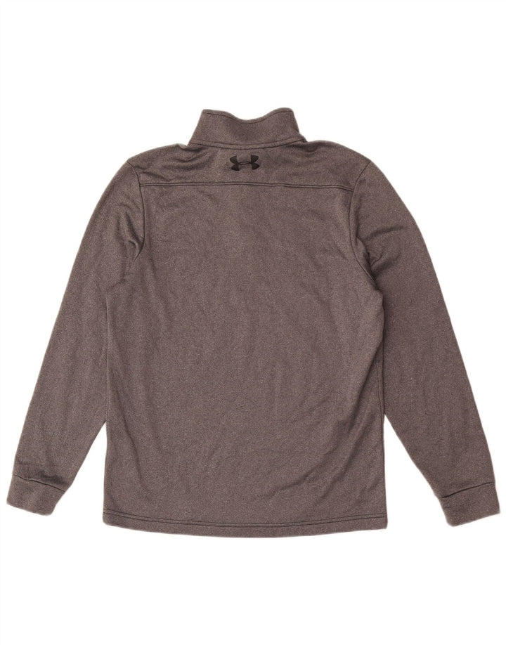 Ανδρική φόρμα Under Armour Cold Gear με φερμουάρ πουλόβερ στο επάνω μέρος Small Grey