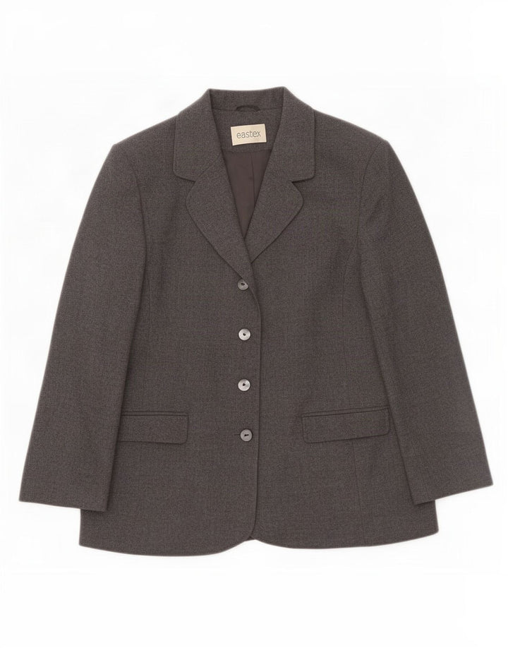 Eastex γυναικείο μπουφάν blazer UK 16 Large Grey Wool