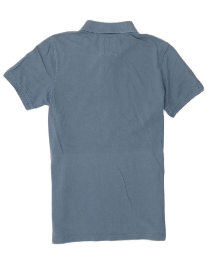 Ανδρικό Πόλο Μπλουζάκι Crew Clothing, μεσαίο μπλε βαμβακερό