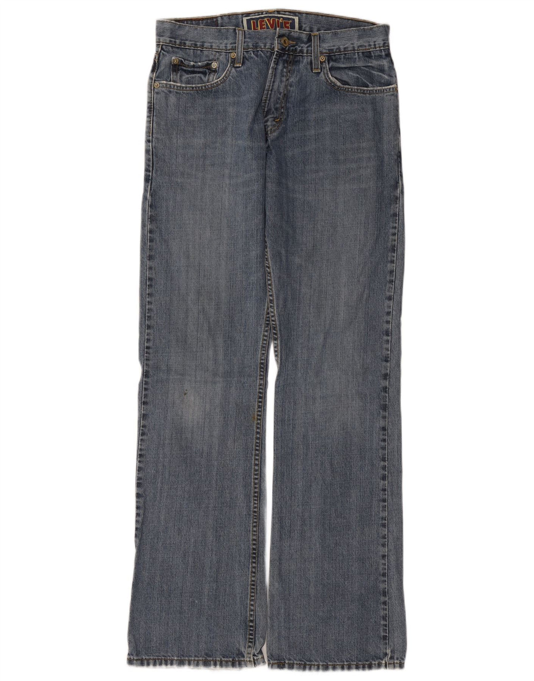 Levi's γυναικείο 527 τζιν με μπότα με χαμηλή μέση W32 L34 μπλε βαμβακερό