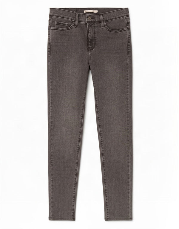 Levi's Womens 310 Shaping Super Skinny Jeans W29 L27 Γκρι βαμβακερό