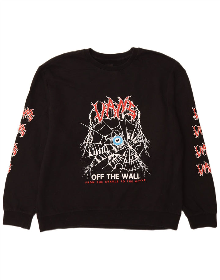 Vans Ανδρικό Φούτερ Relaxed Graphic Jumper XL Μαύρο βαμβακερό