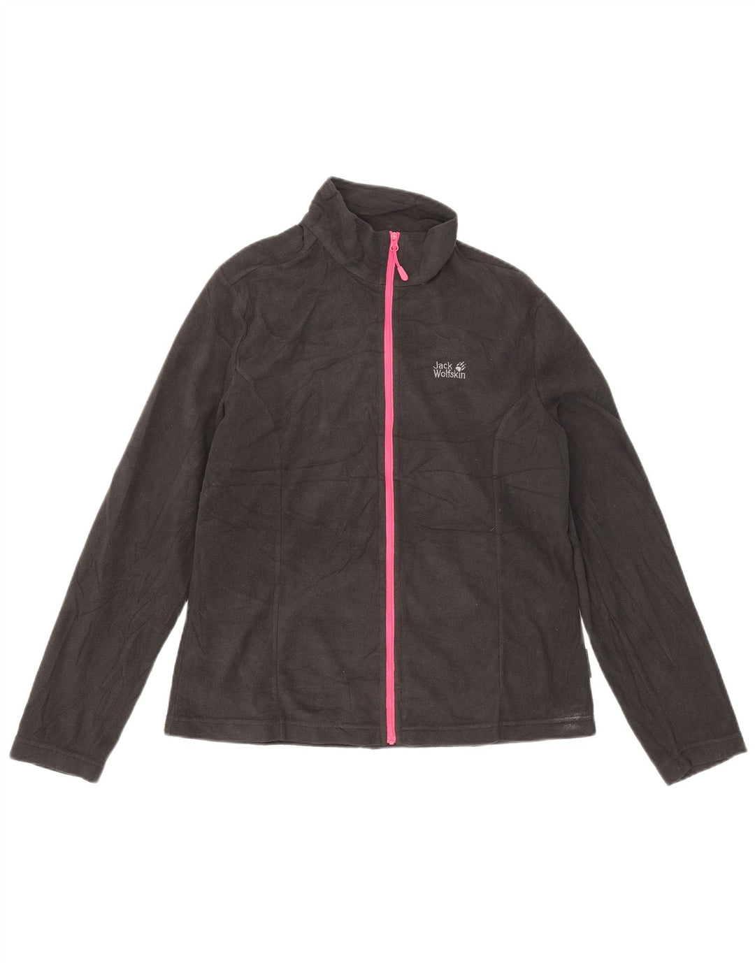 Jack Wolfskin Γυναικείο Fleece Jacket UK 14/16 μεγάλο μαύρο πολυεστέρα