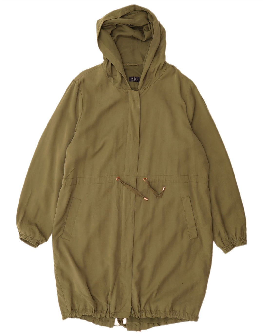 Marks & Spencer Γυναικείο μπουφάν Parka UK 16 Large Khaki Polyester
