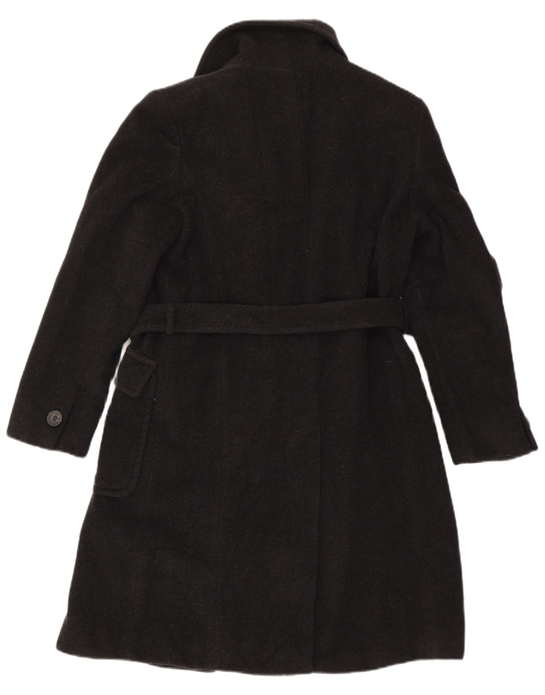 Max & Co. Γυναικείο παλτό με διπλό στήθος UK 10 Small Black Wool