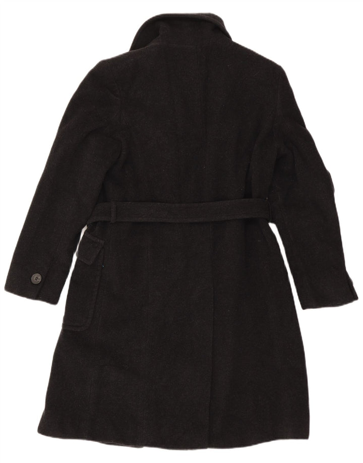 Max & Co. Γυναικείο παλτό με διπλό στήθος UK 10 Small Black Wool