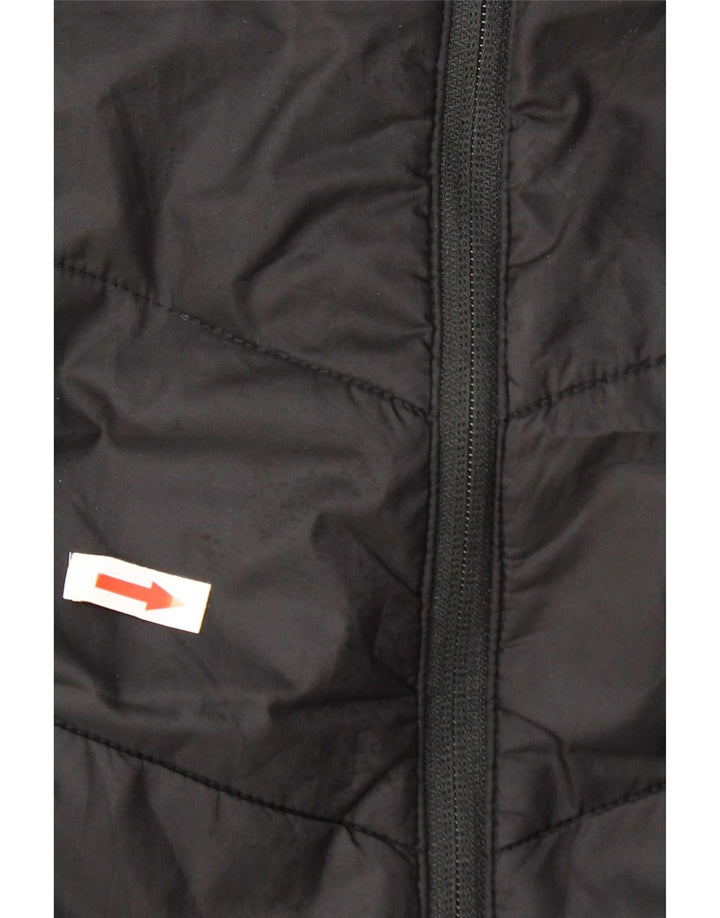Puma Boys Graphic Padded Jacket 11-12 Years Black Polyester