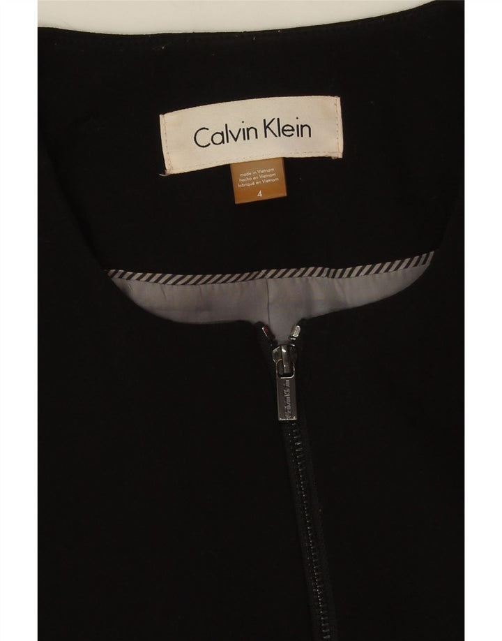 Calvin Klein Γυναικείο σακάκι σακάκι Crop US 4 Small Black Polyester