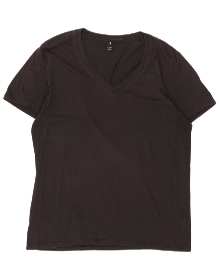 G-STAR Ανδρικό T-Shirt Top μεγάλο μαύρο βαμβακερό